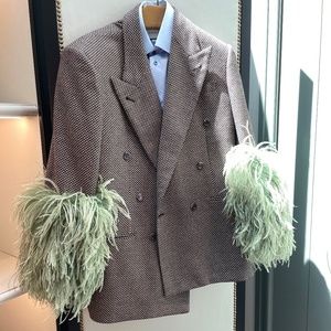 Gucci Jacket with Feathers
